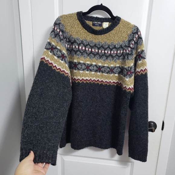 VINTAGE CHEROKEE Wool Patterned Sweater - Picture 2 of 4